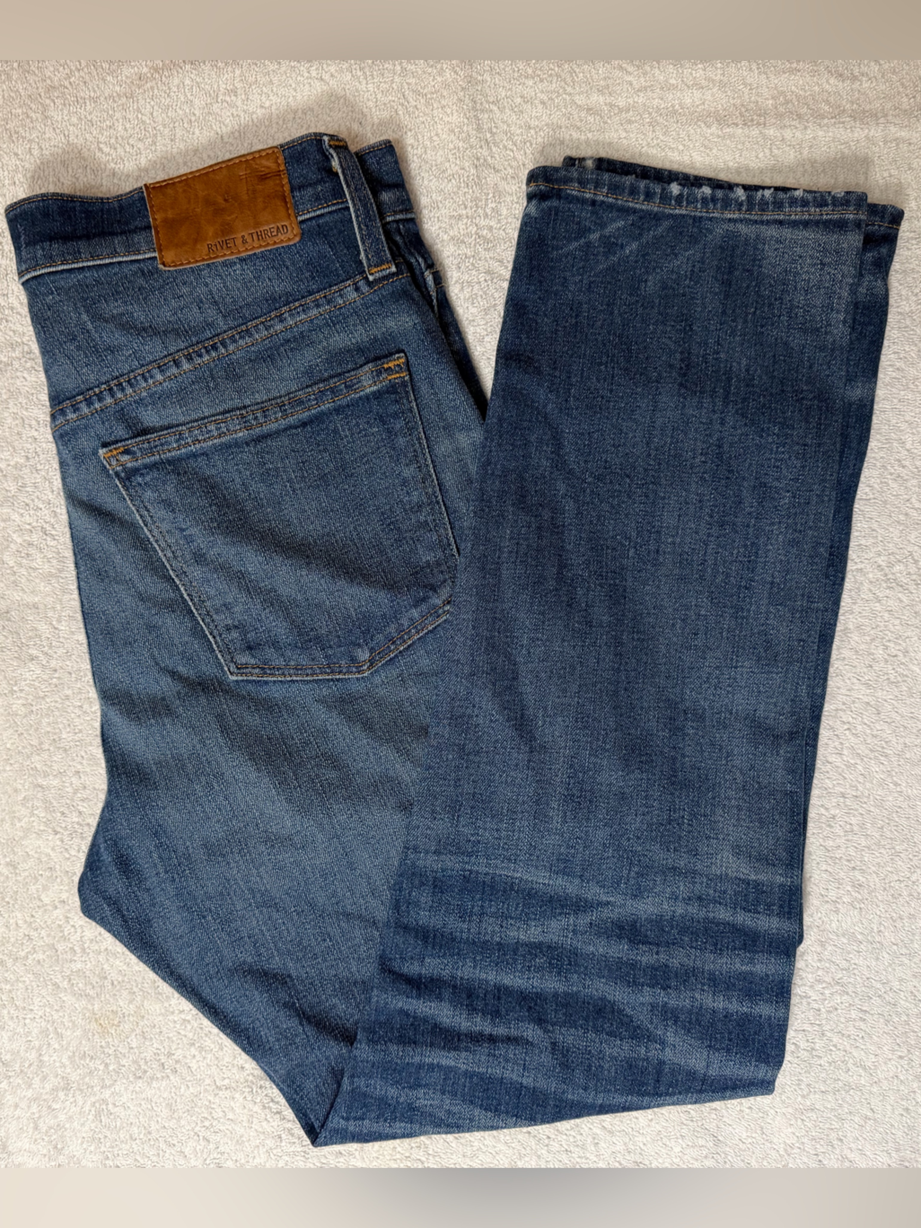 Rivet & Thread Madewell High-Rise Skinny Jeans Button Fly Limited Edition J9481